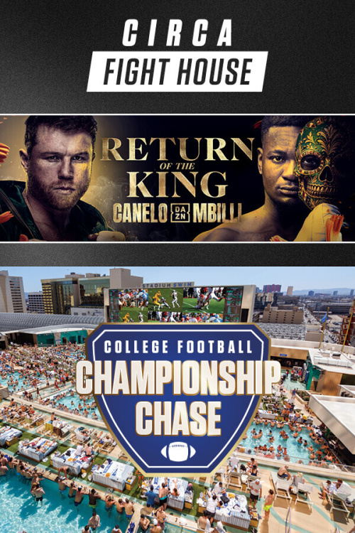 College Football & Boxing at Stadium Swim - Flyer