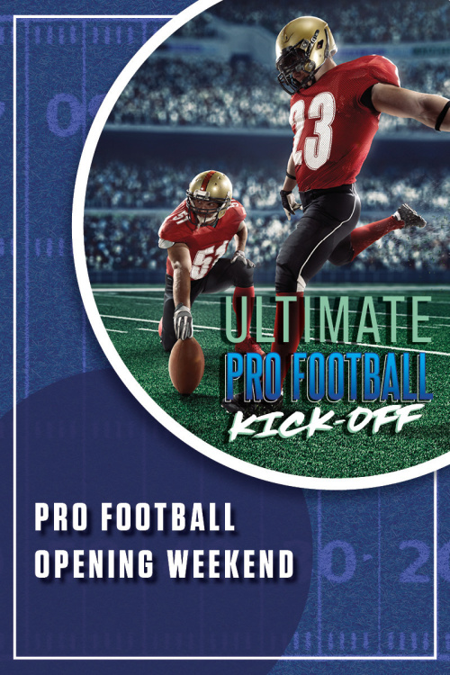 Pro Football Opening Weekend - Flyer