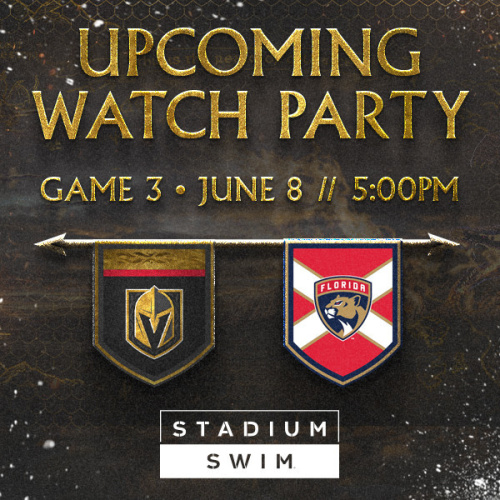Official VGK Watch Party - Flyer