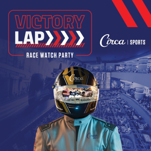 Victory Lap Race Watch Party - Flyer