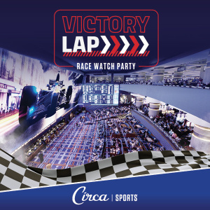 Flyer: Victory Lap Race Watch Party