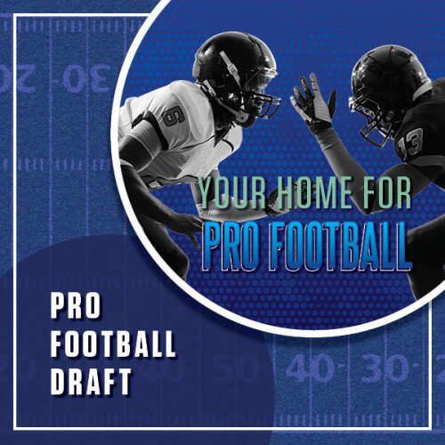 Pro Football Draft - Flyer