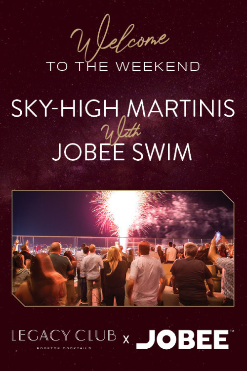Sky-High Martinis With Jobee Swim - Flyer