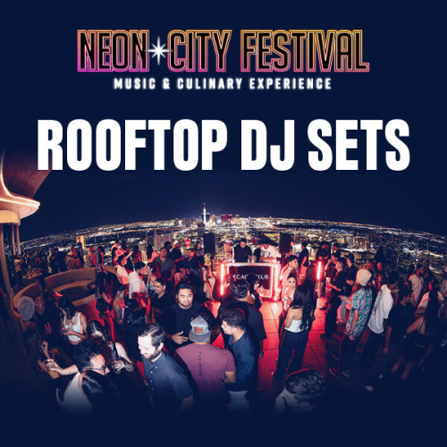 Neon City Festival Rooftop Party - Flyer