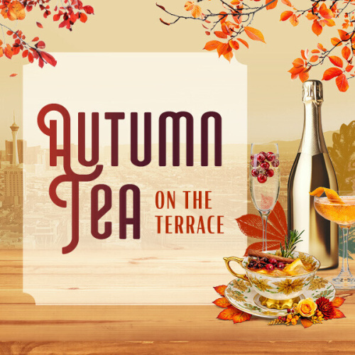 Autumn Tea on the Terrace - Flyer