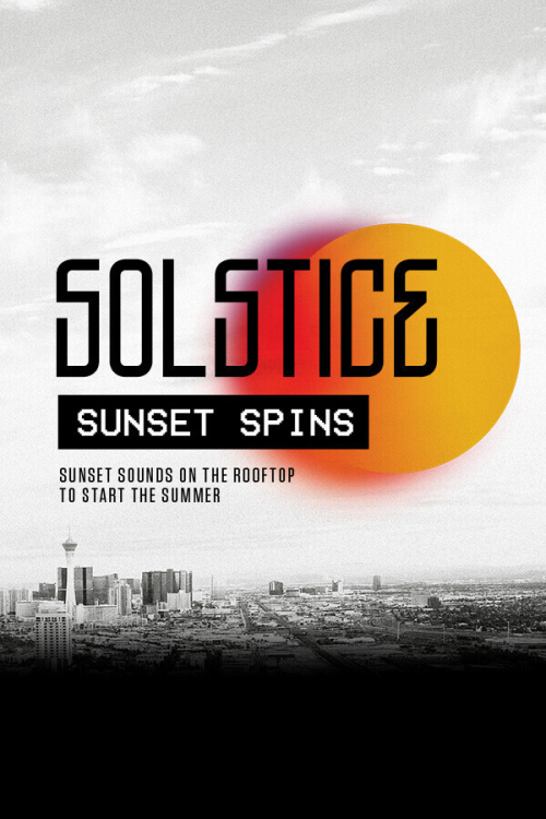 Solstice Sunset Spins - Flyer