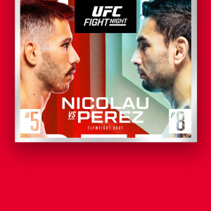 Flyer: Fight Night | Nicolau v Perez