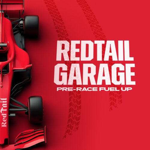 Flyer: Redtail Garage, Pre-Race Fuel Up