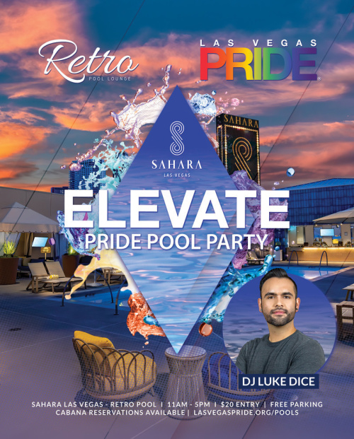 Elevate PRIDE Pool Party - Retro Pool