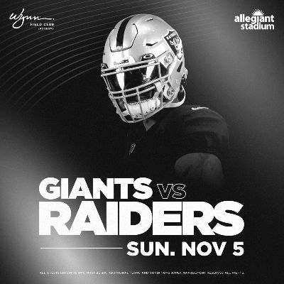 New York Giants vs Las Vegas Raiders - November 05, 2023