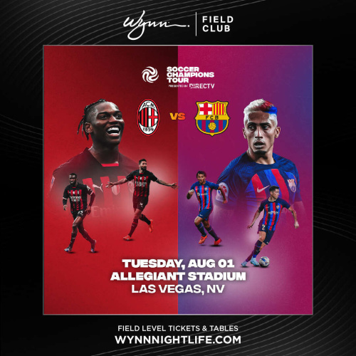Flyer: AC Milan vs FC Barcelona