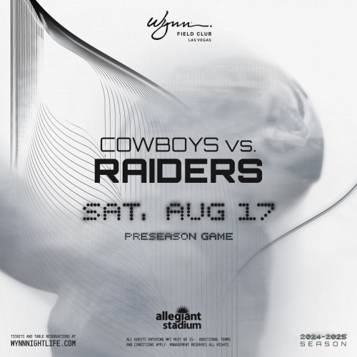 NFL: (Preseason) Dallas Cowboys at Las Vegas Raiders - Flyer