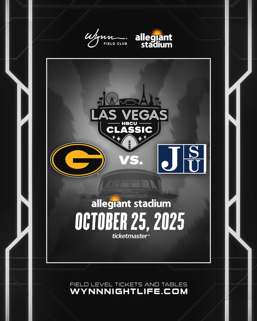 Las Vegas HBCU Classic : Grambling vs Jackson St at Wynn Field Club Las Vegas thumbnail
