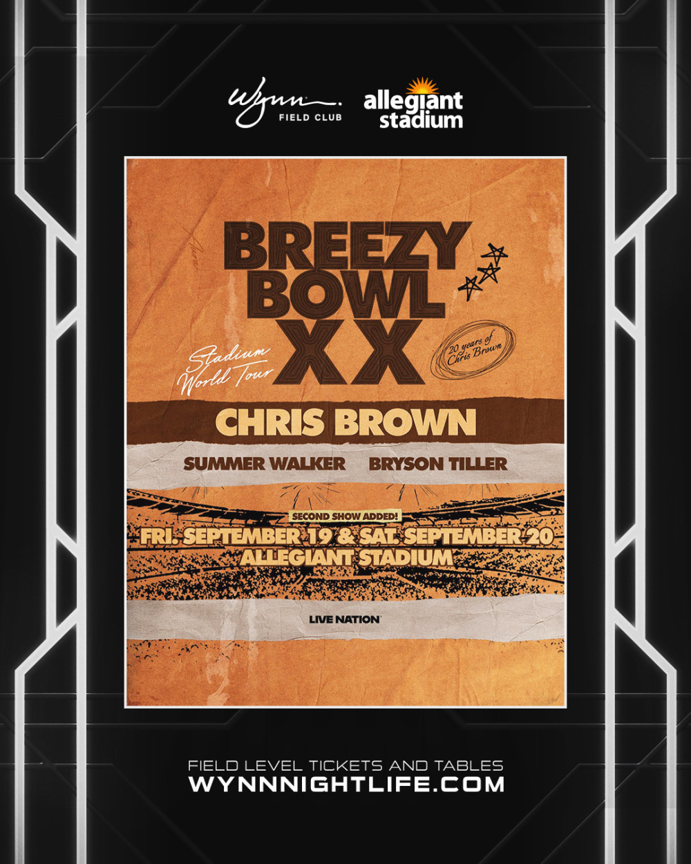 Breezy Bowl XX Tour w/ Summer Walker & Bryson Tiller at Wynn Field Club Las Vegas thumbnail