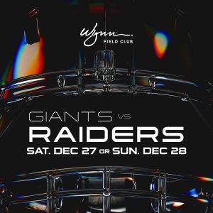 Flyer: Giants VS Raiders