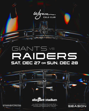 Flyer: Giants VS Raiders