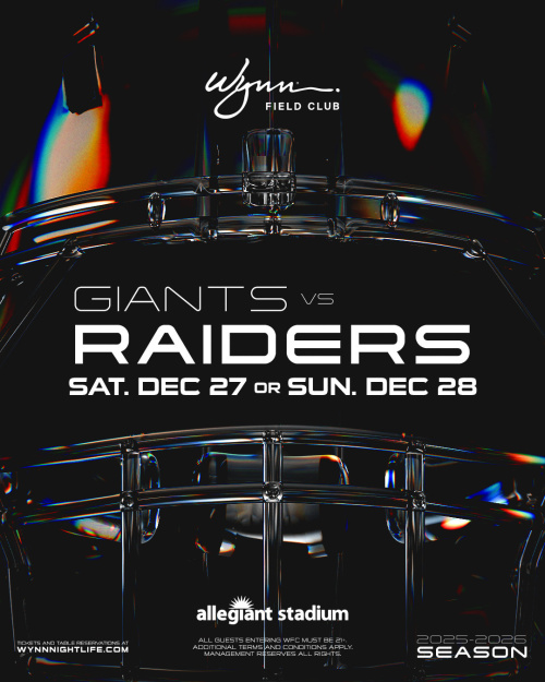 Giants VS Raiders - Flyer