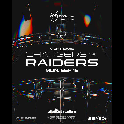 Chargers VS Raiders, Monday, September 15th, 2025