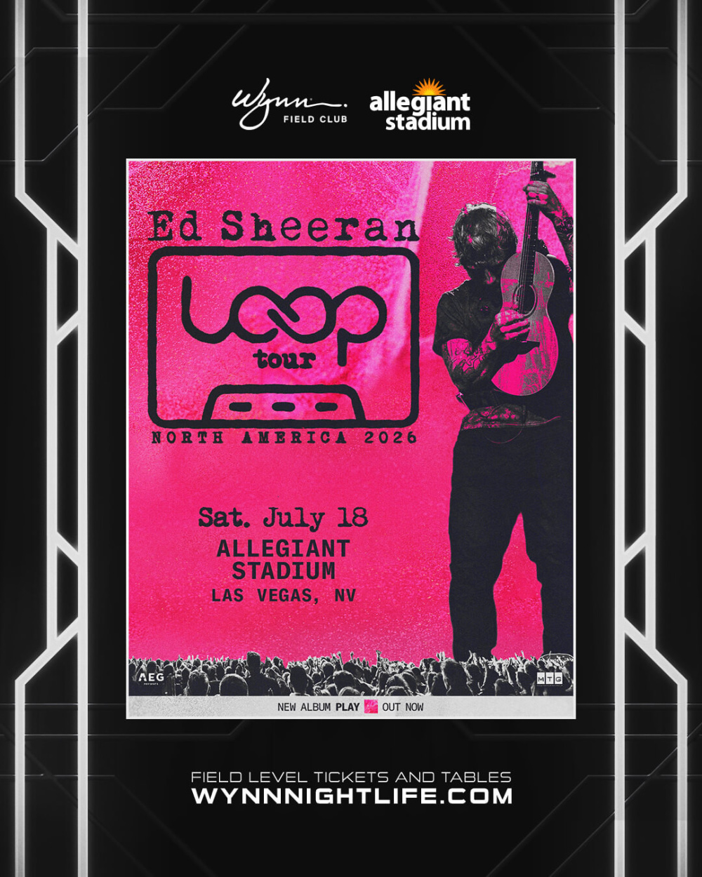 Ed Sheeran at Wynn Field Club Las Vegas thumbnail