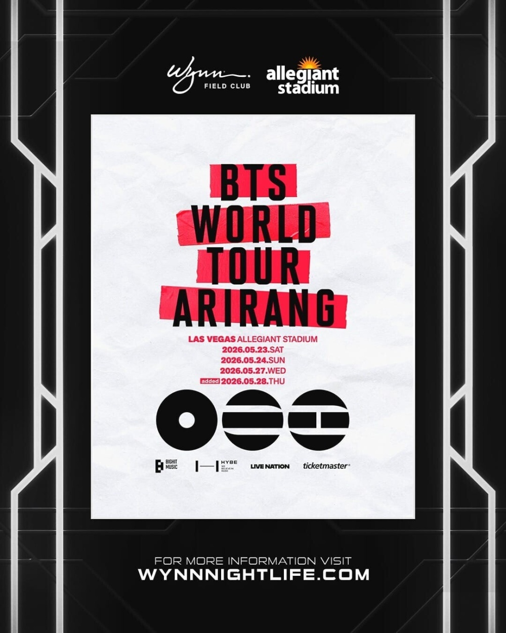 BTS World Tour at Wynn Field Club Las Vegas thumbnail