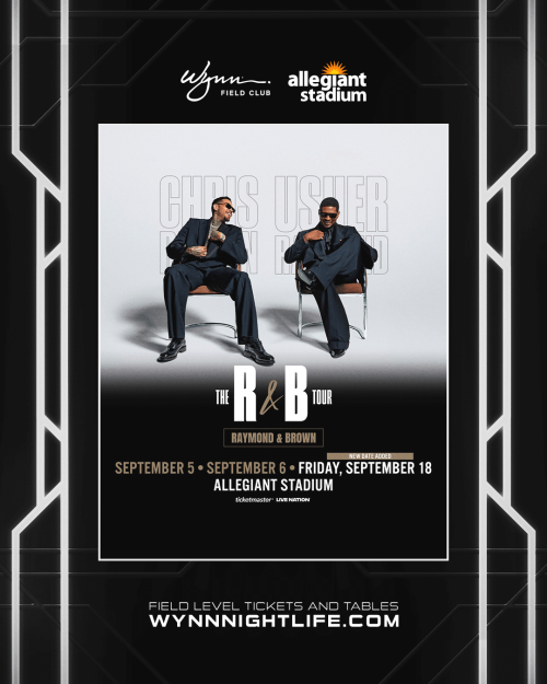 The R & B Tour, Chris Brown & Usher - Flyer