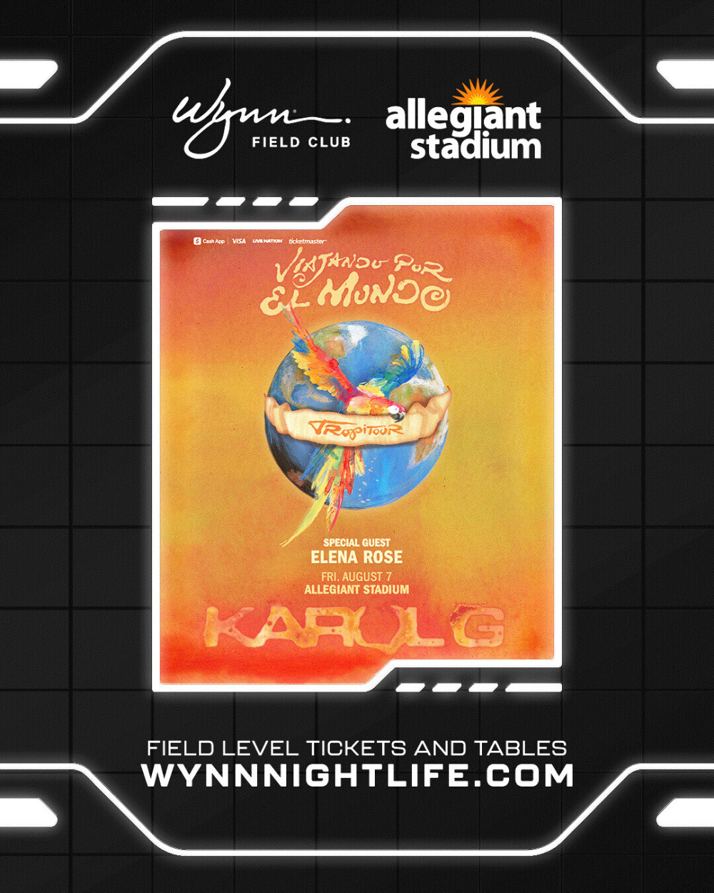 Karol G, Viajando Por El Mundo Tour at Wynn Field Club Las Vegas thumbnail