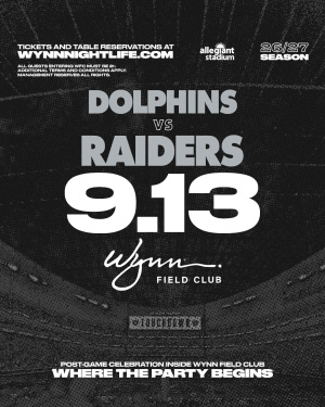 Flyer: Dolphins vs Raiders
