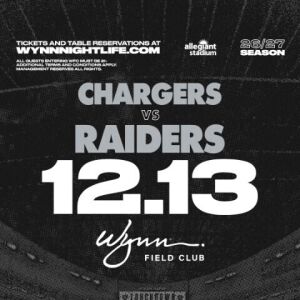 Flyer: Chargers vs Raiders