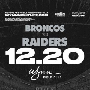 Flyer: Broncos vs Raiders