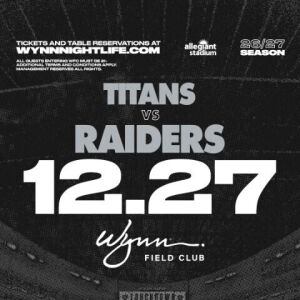 Flyer: Titans vs Raiders