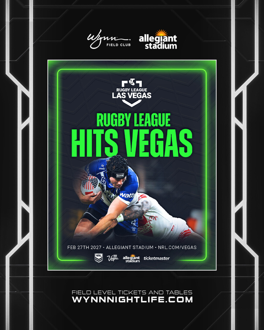 Rugby League Las Vegas at Wynn Field Club Las Vegas thumbnail