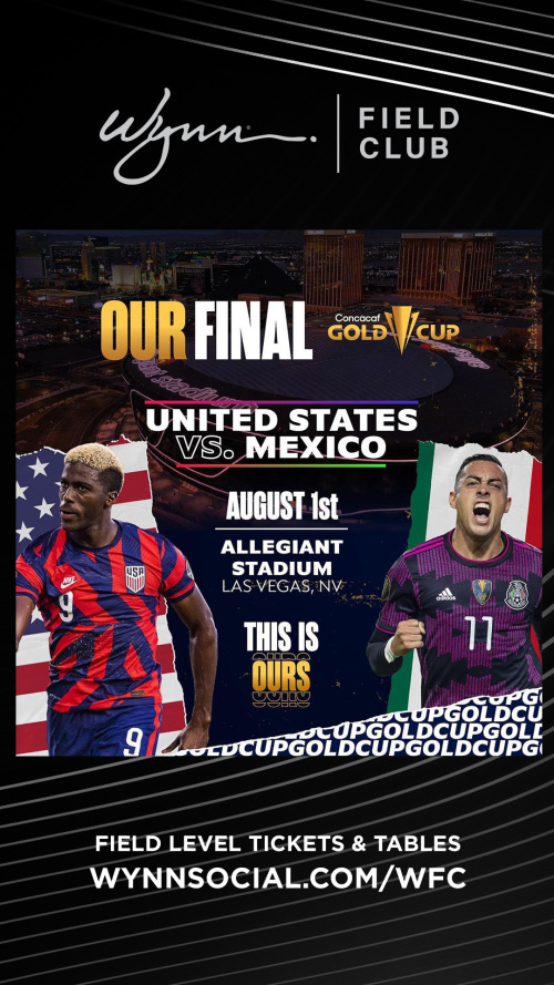 Flyer: Gold Cup Finals - USA v Mexico