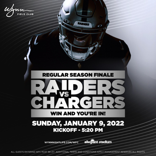 Flyer: Raiders vs Chargers