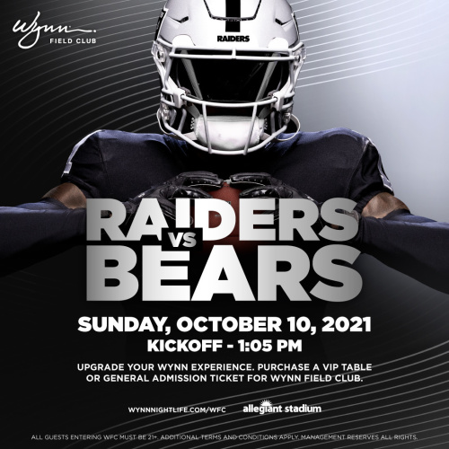 Flyer: Raiders vs Bears