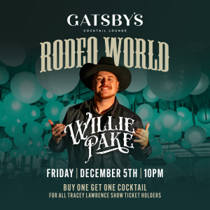 Flyer: WILLIE PAKE + RODEO WEEK