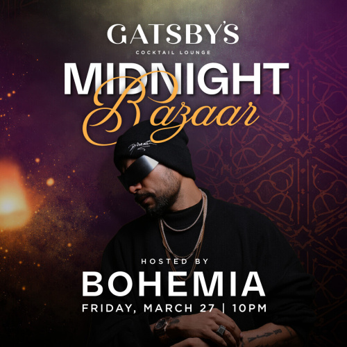 Midnight Bazaar with Bohemia - Flyer