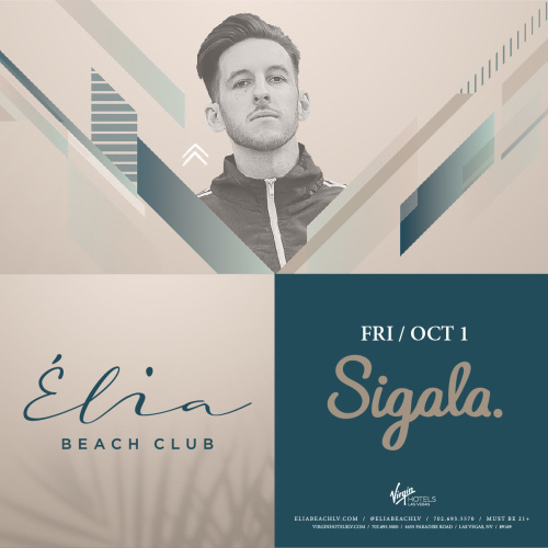 Sigala at Elia Beach Club - Elia Beach Club