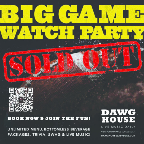 Flyer: Big Game Viewing Party