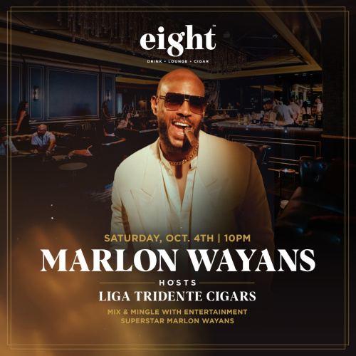 UFC 320 + Marlon Wayans Smoke & Sip - Flyer