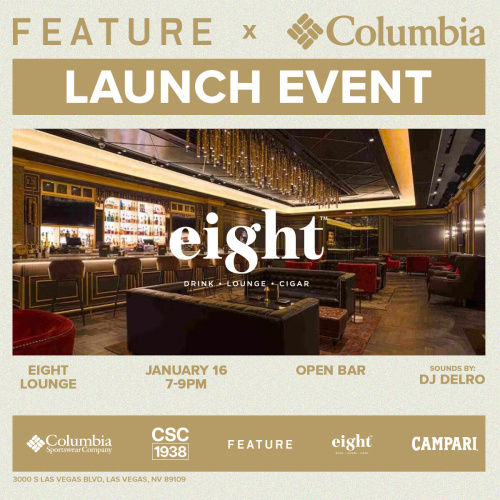 Feature & Columbia CEC 1933 Launch Party - DJ DELRO - Flyer
