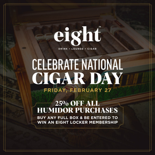 NATIONAL CIGAR DAY - DJ BRETT B - Flyer
