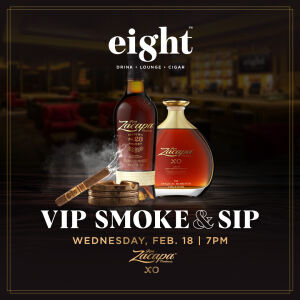 Flyer: VIP Smoke & Sip with Zacapa Rum