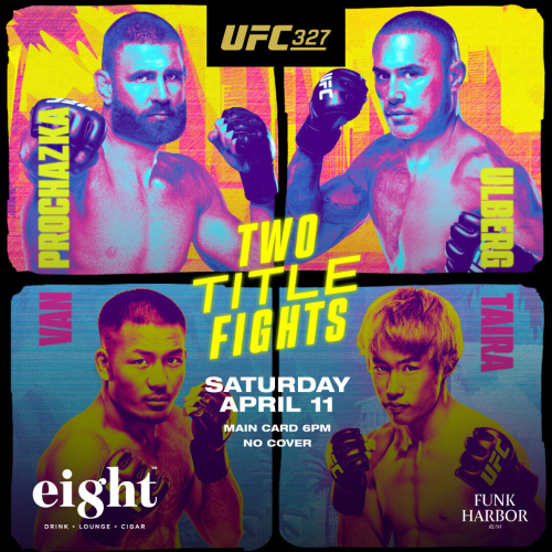 UFC 327 Viewing - Flyer