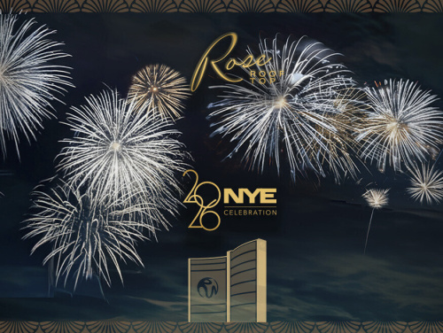 NYE Fireworks at Rose Rooftop - Flyer