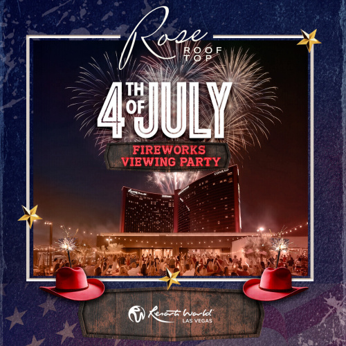 4th of July Fireworks Viewing Party: Boots, Beats & Skyline Views - Flyer