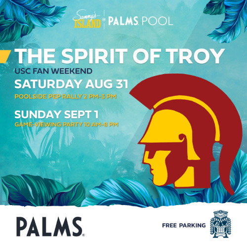 Flyer: THE SPIRIT OF TROY WEEKEND FEATURING THE USC MARCHING BAND