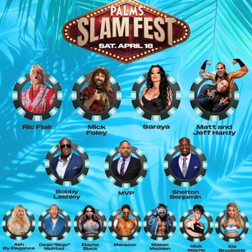 SLAM FEST - WRESTLEMANIA 42 VIEWING PARTY - Flyer