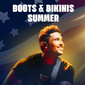 Flyer: BOOTS AND BIKINIS - FEATURING MICHAEL RAY LIVE ON STAGE