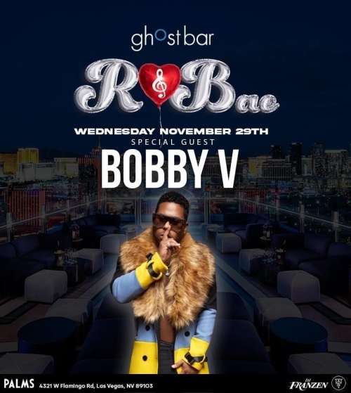 Flyer: GHOSTBAR WEDNESDAYS- R&Bae with Special Guest Bobby V