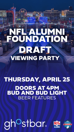 Flyer: NFL ALUNI DRAFT VIEWING EVENT